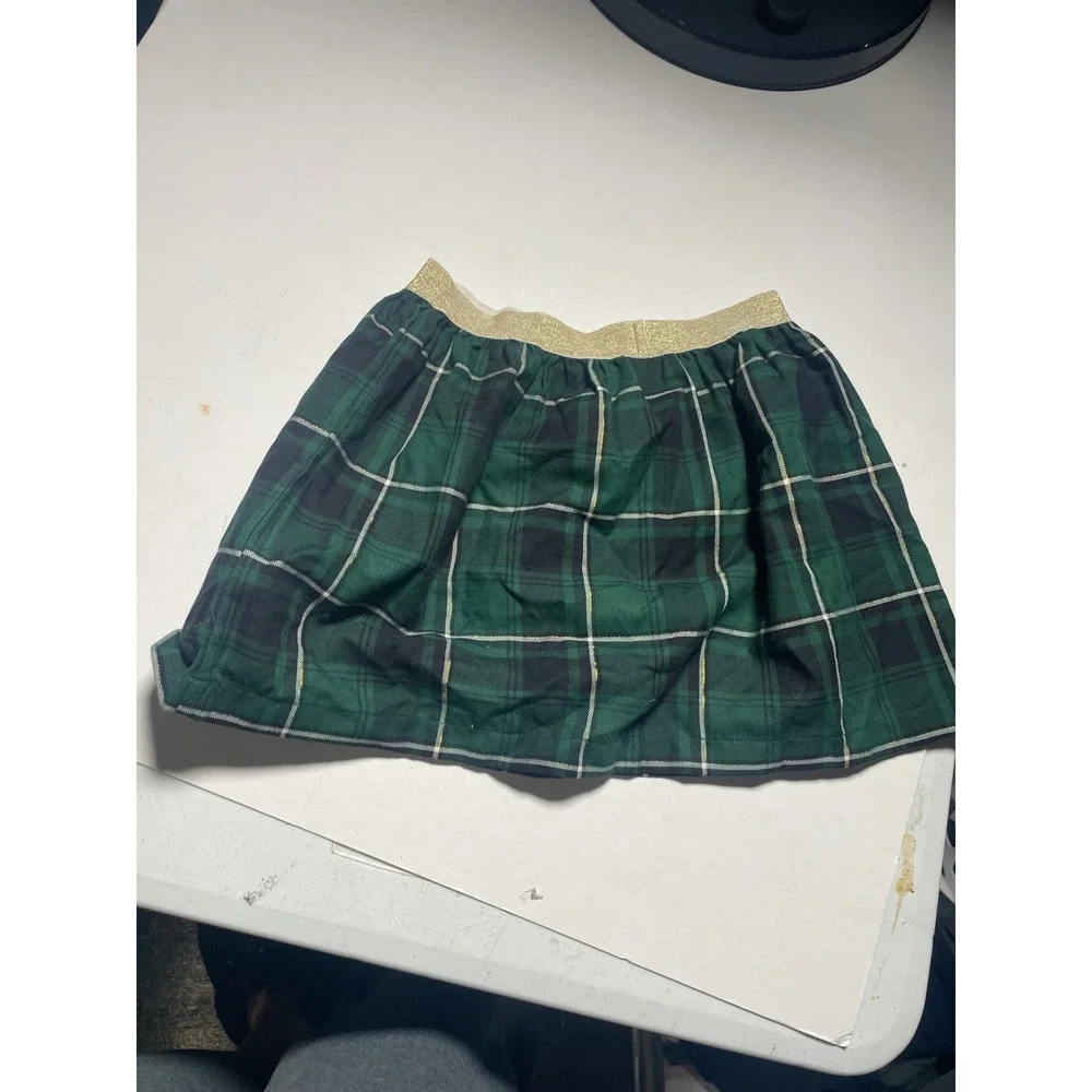 Copper Key Carter's Plaid Skirt‎ Bundle Kids 6 6X Red Green Holiday Preppy Lot